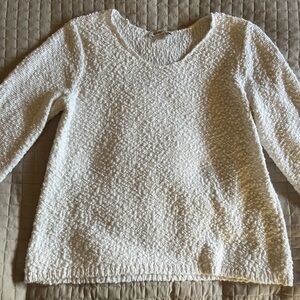 100% Cotton Coldwater Creek bouclé Sweater M